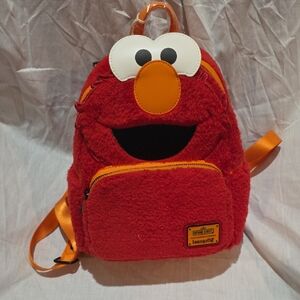 Loungefly Red and Orange Elmo Backpack
